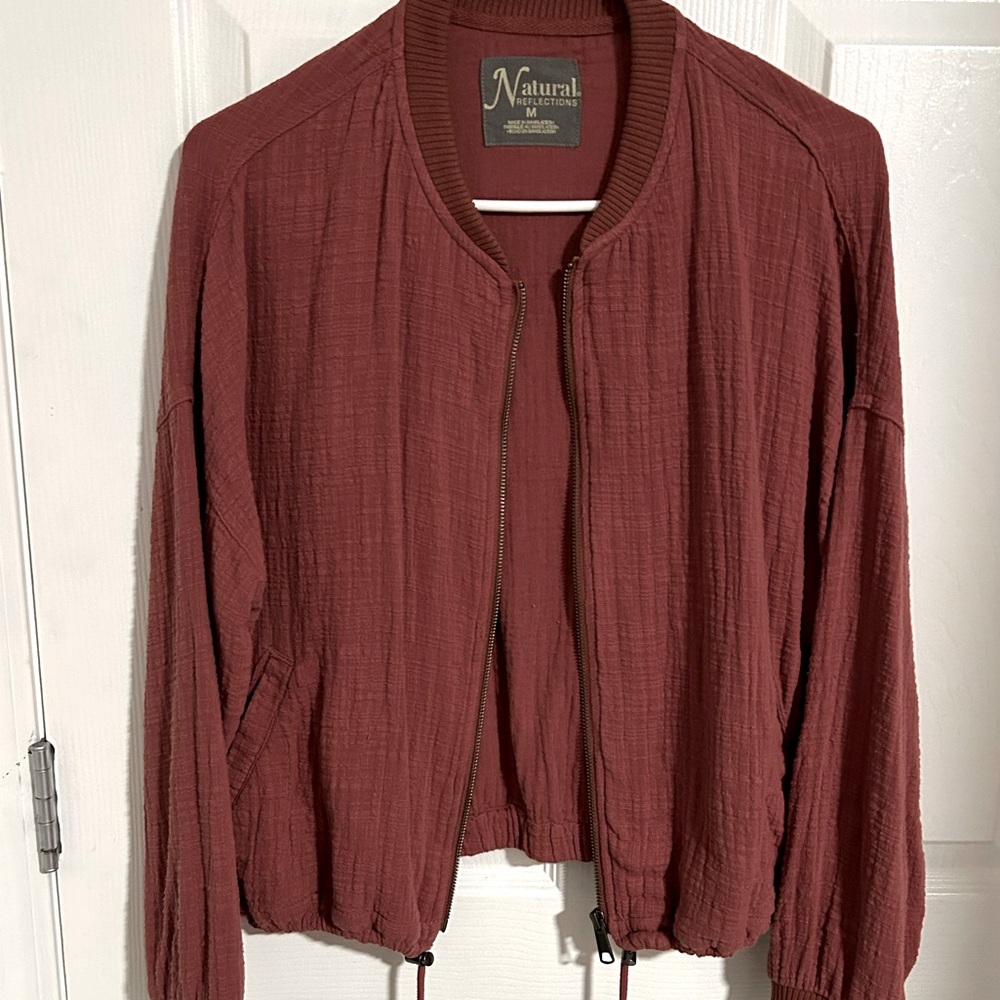 Bass Pro Natural Reflections Drawstring Zip Up Women’s Size Medium
